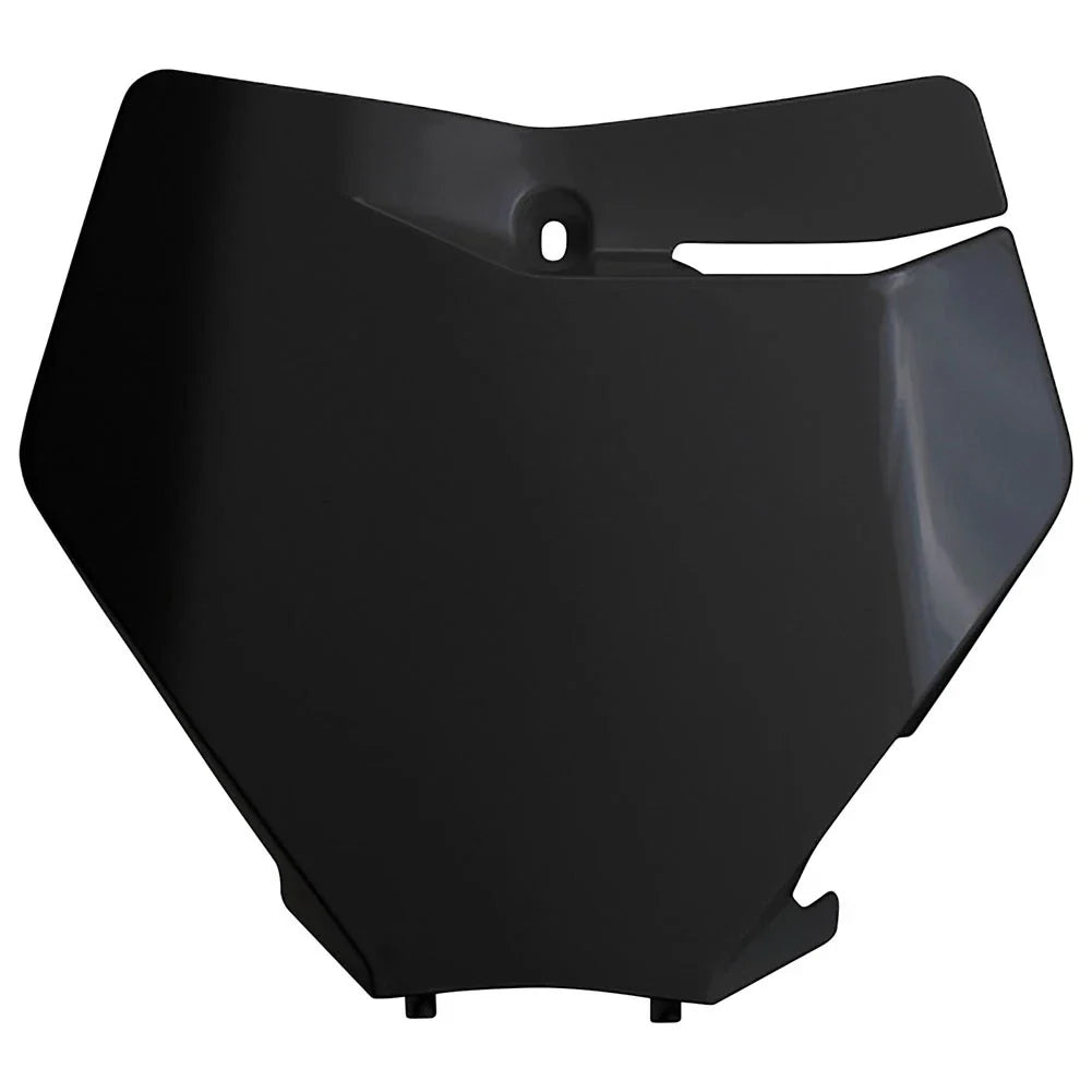 UFO Front Number Plate Black For KTM 250 SX 2019-2022