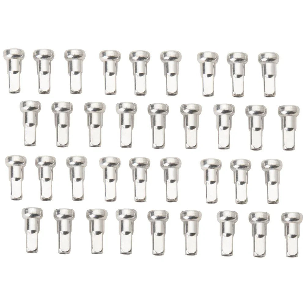 Tusk NPK-Q3-SL19e9-594816 Impact Wheel Replacement Spoke Nipple Kit Front Silver