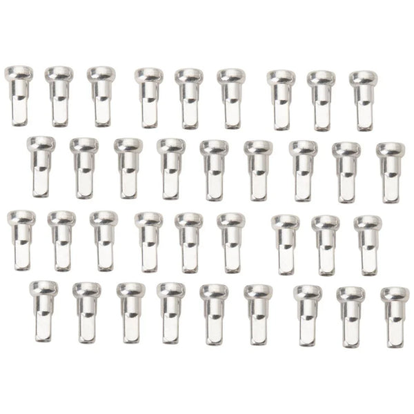 Tusk NPK-Q3-SL19e9-594816 Impact Wheel Replacement Spoke Nipple Kit Front Silver