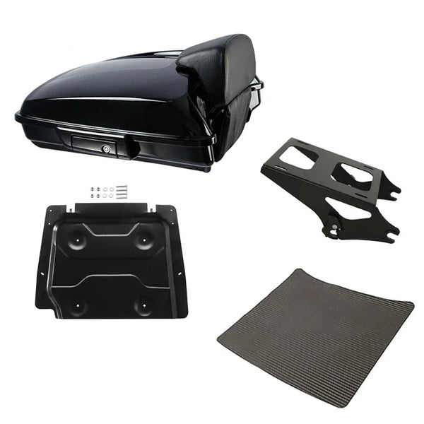 Razor Trunk Backrest Mount Rack Plate Fit For Harley Touring Road Glide 2014-26