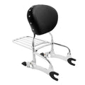 Backrest Sissy Bar Luggage Rack Fit For Indian Chief Dark Horse Classic 2014-18