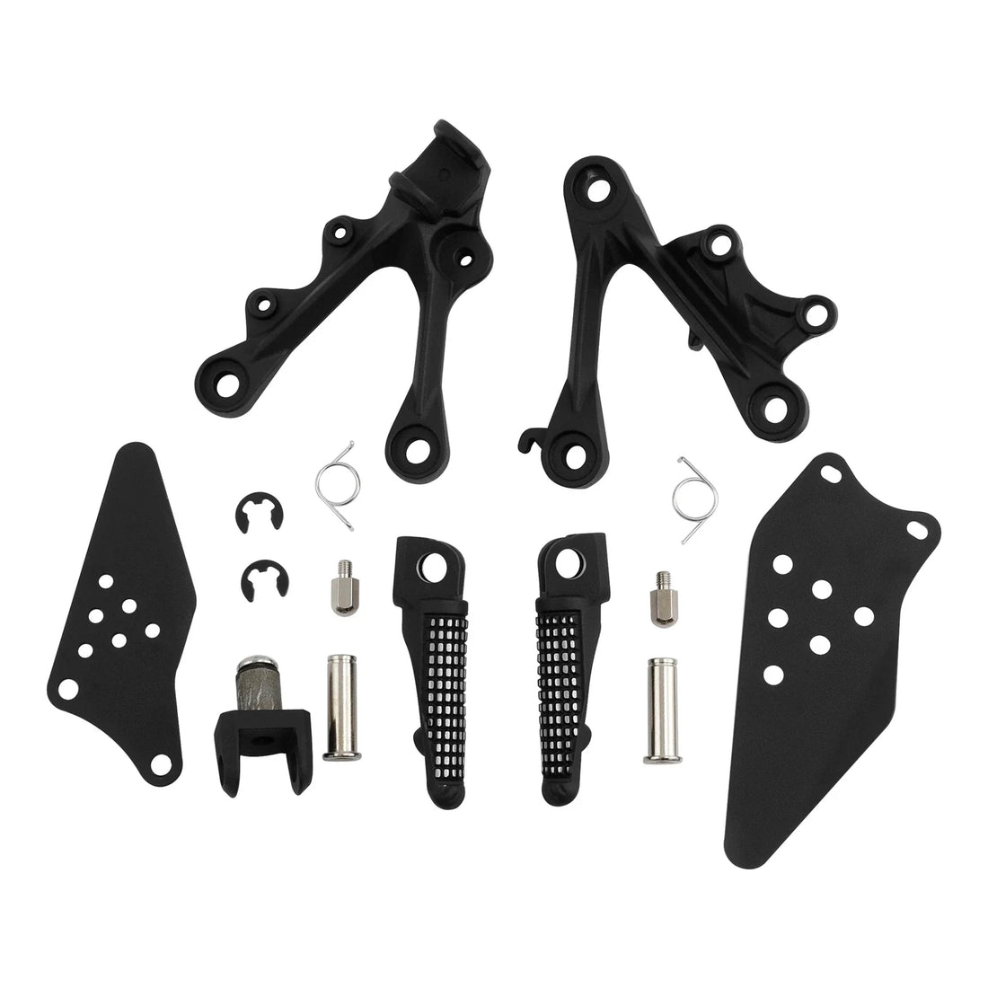 Driver Rider Footpeg Pegs Footrest Bracket Fit For Kawasaki Ninja ZX6R 2009-2018