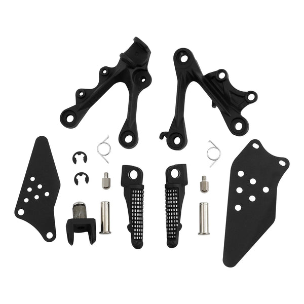 Driver Rider Footpeg Pegs Footrest Bracket Fit For Kawasaki Ninja ZX6R 2009-2018