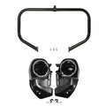 Lower Vented Leg Fairings Speaker Pods & Engine Bar Fit For Harley Touring 09-13