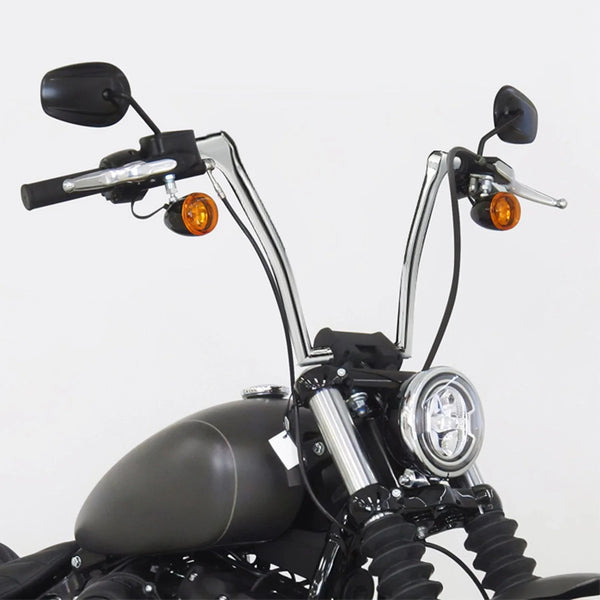 15'' Rise 1.25" Ape Hanger Handlebar Fit For Harley Softail Low Rider 2018-2025