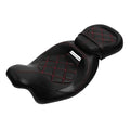 Driver & Passenger Seats Two-Up Low-Profile Fit For Harley Cvo Road Glide 09-23