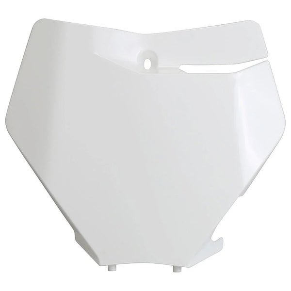 UFO Front Number Plate White For KTM 350 XC-F 2019-2022