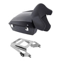 Chopped Trunk Backrest Mount Rack Fits For Harley Touring 2009-13