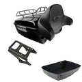 King Trunk Backrest Mount Rack Fit For Harley Touring Road Glide 2009-2013