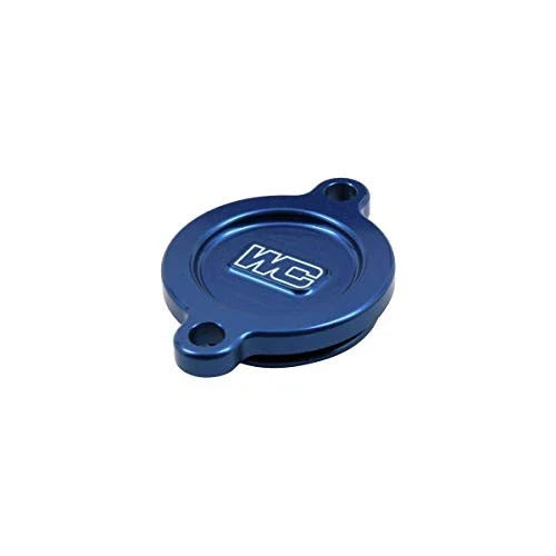 Works 27-110 Oil Filter Cover Blue For KTM/Husqvarna/Gas
