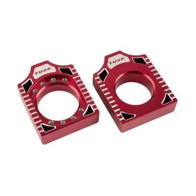 Tusk Racing Axle Block Red For Honda CRF450L 2019-2020